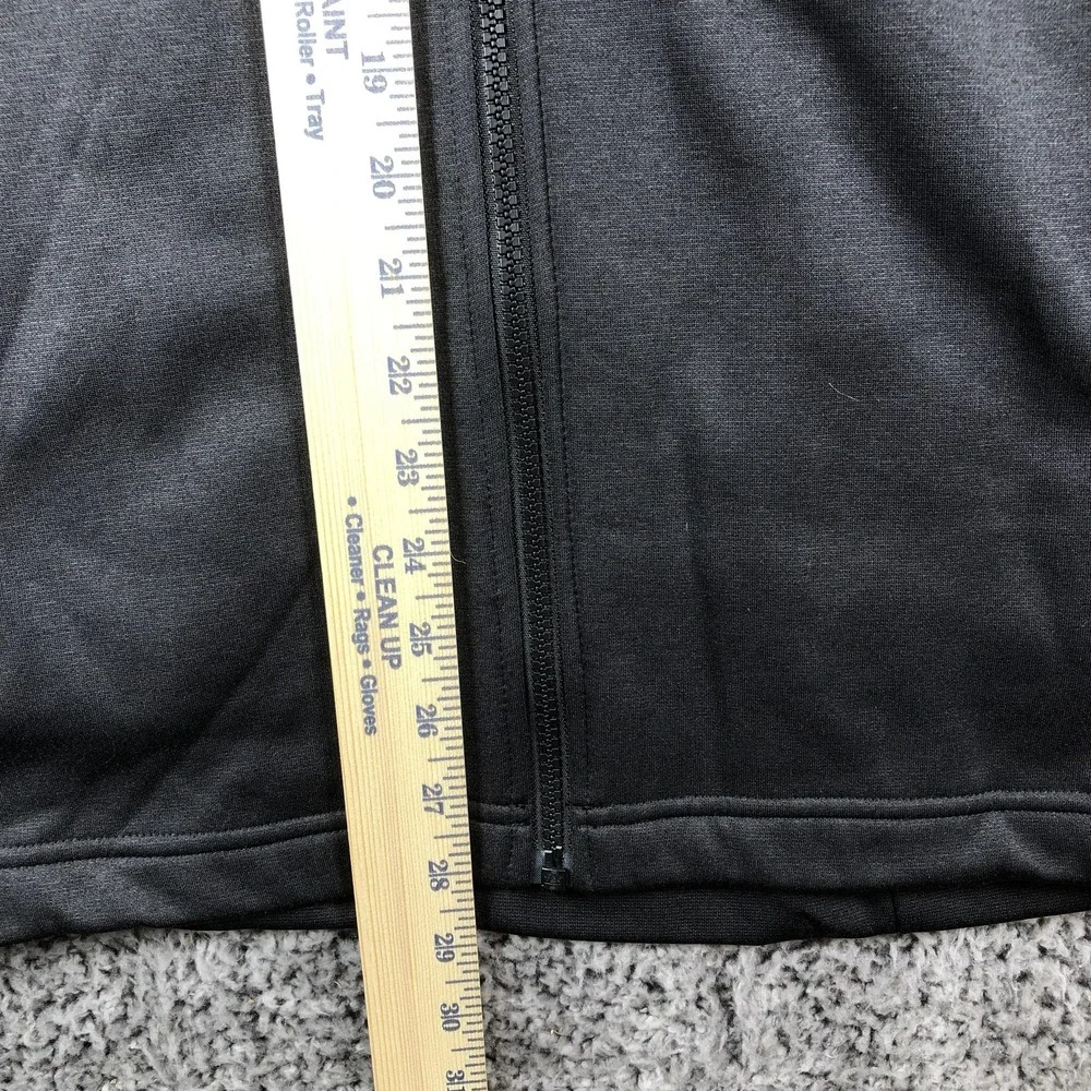 The North Face Jacket Mens XL Gray‎ Fleece Full Zip Stand Collar Hiking Layer